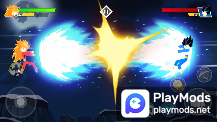 Faça download do Stickman Fight - jogos para 2 MOD APK v7.0.6 (Dinheiro  Ilimitado) para Android