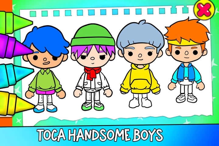 Toca Boca Coloring Game APK for Android Download
