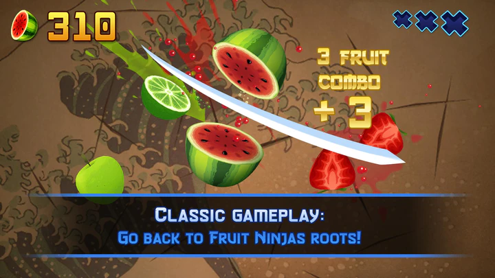 Joyce St Antoine on X: Fruit Ninja: Classic. 🍉 #fruitninja #game #food   / X