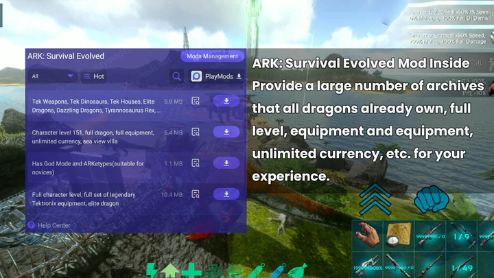 ARK: Survival Evolved Mod Apk 2.0.28 (Mod Menu)