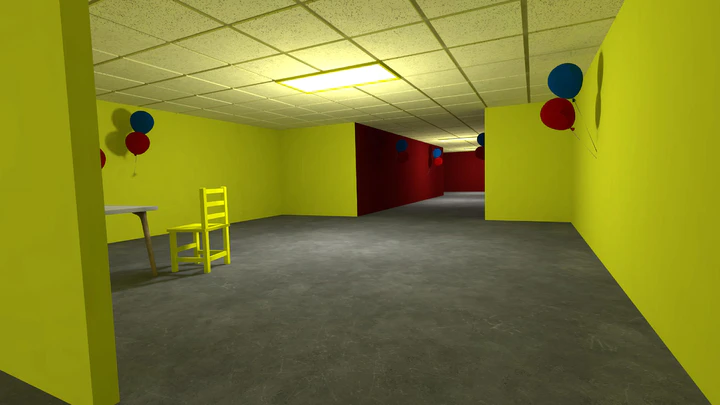 Noclipped into Backrooms - Roblox