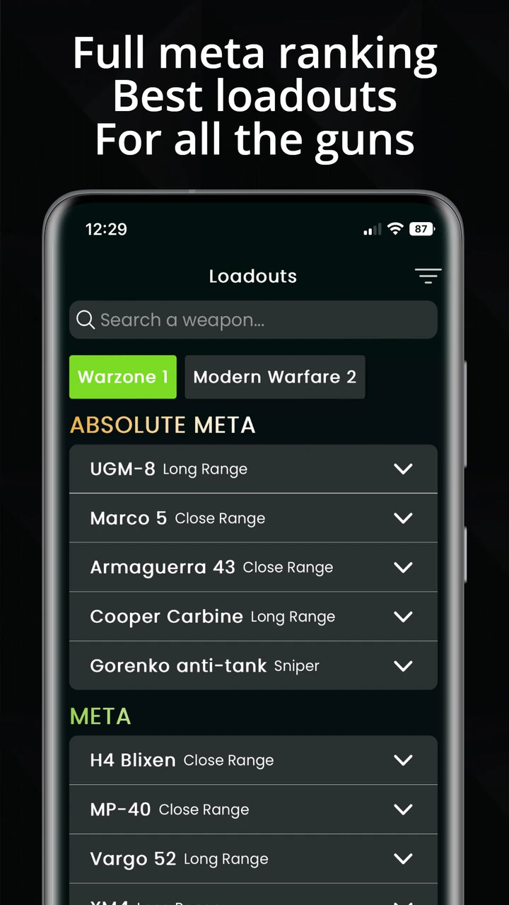 Warzone Loadout - CODMunity on X: 📱 DOWNLOAD THE APP 📱 - Best loadouts  for Warzone 1, Modern Warfare 2 & Warzone 2.0 - Full meta ranking - Random  loadout generator 