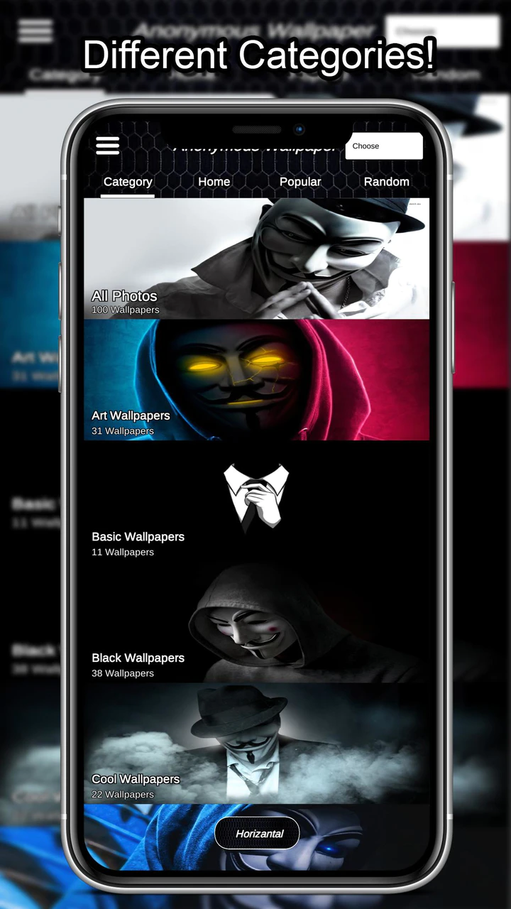 Download do APK de Anonymous Live Wallpaper Hack para Android