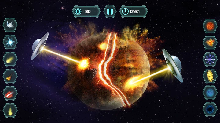 Solar System Destroy: io Games android iOS apk download for free