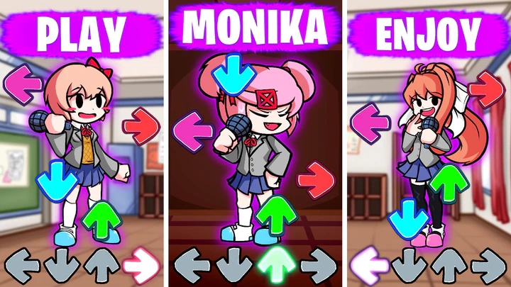 FNF VS Monika / [FULL WEEK & ANDROID SUPPORT] by randomana