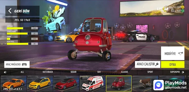 Download ClubR: Online Car Parking Game MOD APK v1.0.8.2