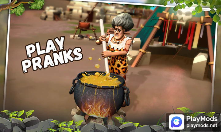 Download Scary Teacher Stone Age (MOD - Unlimited Money) 1.3.0 APK FREE