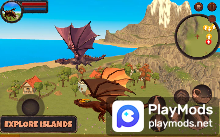 Dragon Simulator 3D: Adventure Game v1.095 Apk Mod (Dinheiro