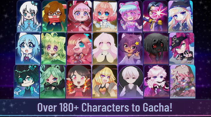 Flicker characters in Gacha Neon (aka Gacha Club mod)