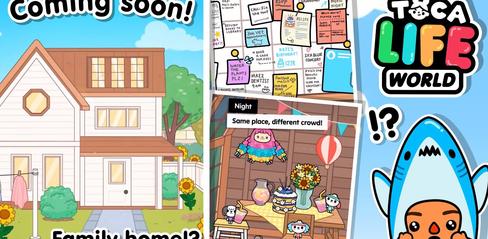 Toca Life World 1.69 Update - Big Family Home New Furniture Pack