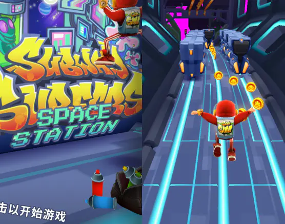 Subway Surfers: Space Station VS St. Petersburg Gameplay 